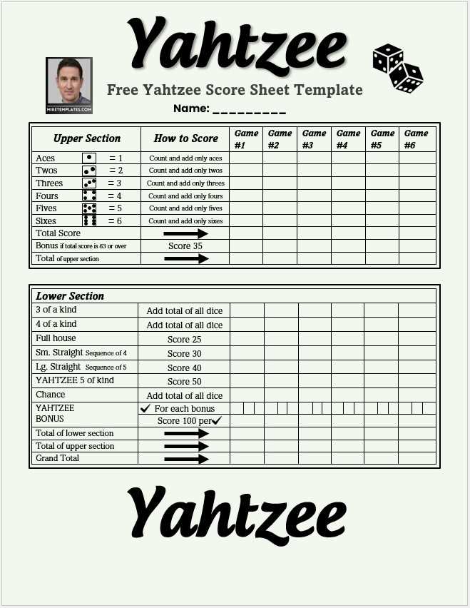 printable yahtzee score sheets 2 per page printable yahtzee score sheets 2 per page