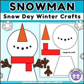 winter craft printable