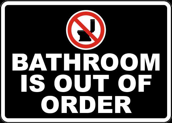 out of order sign printable