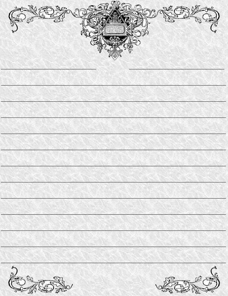 lined stationery paper printable