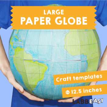 printable globe template printable globe template