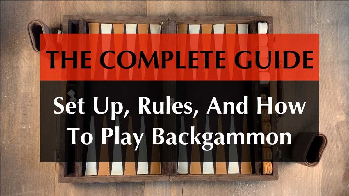 printable rules for backgammon