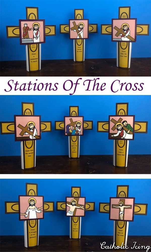 stations of the cross for kids printable