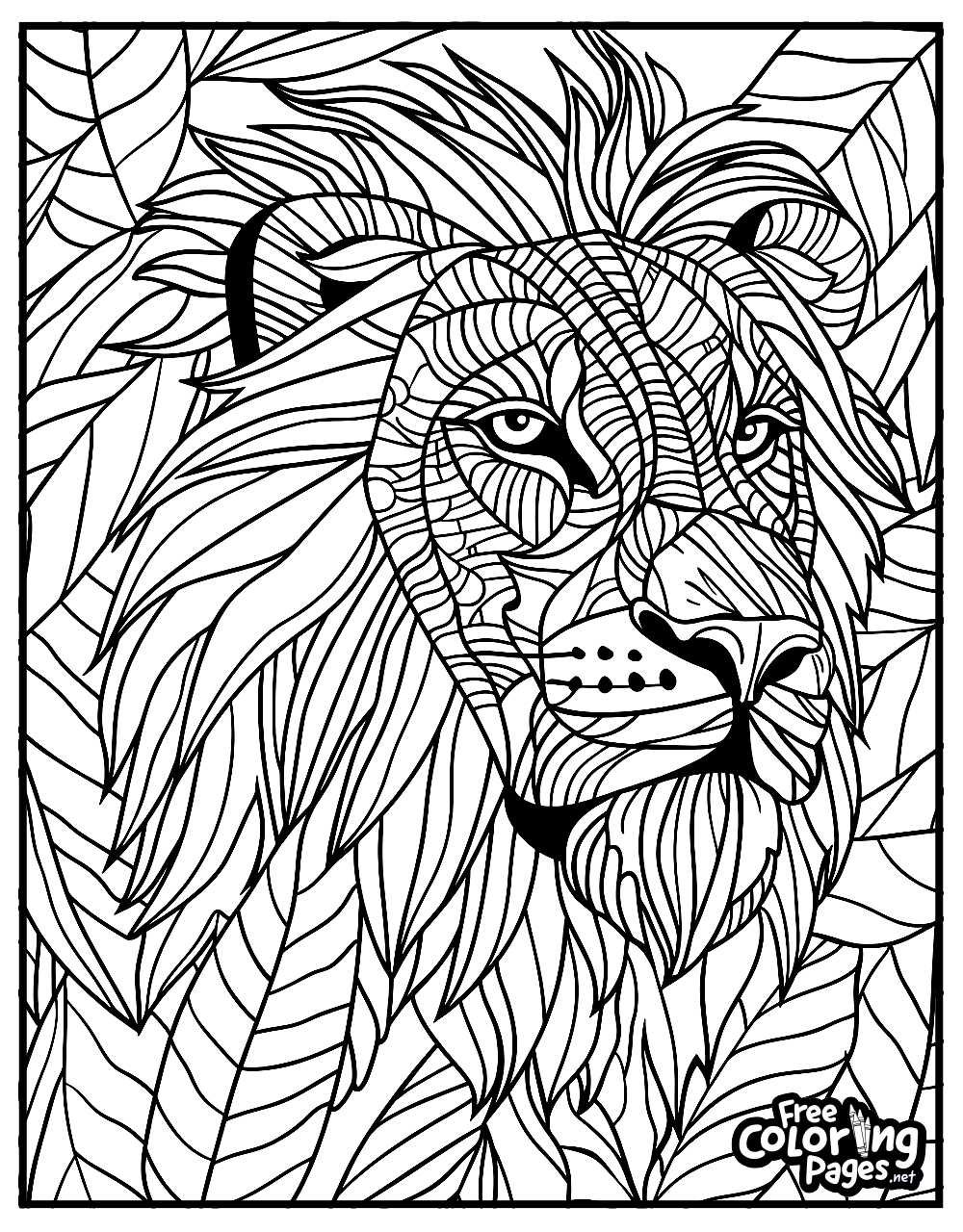 detailed free printable coloring pages for adults advanced