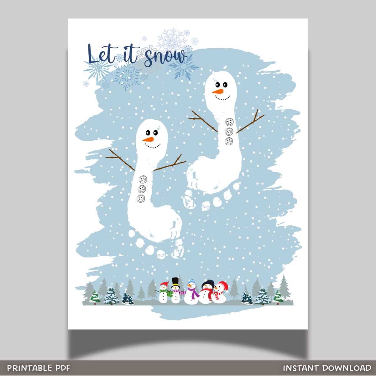 christmas snowman printables