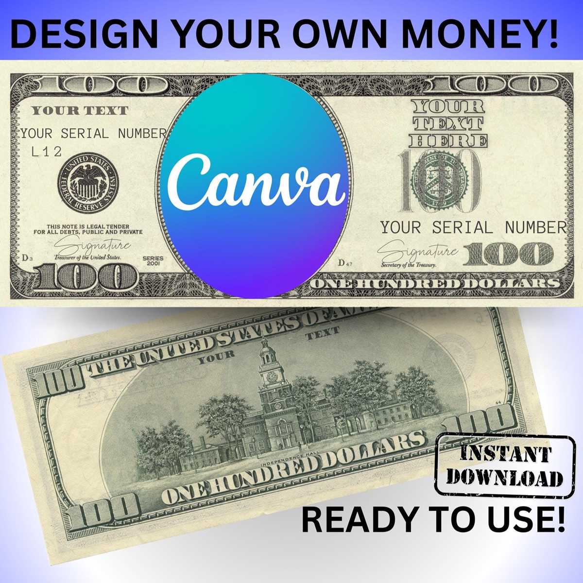 one dollar bill printable