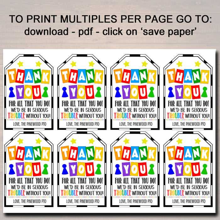 free teacher gift tag printables