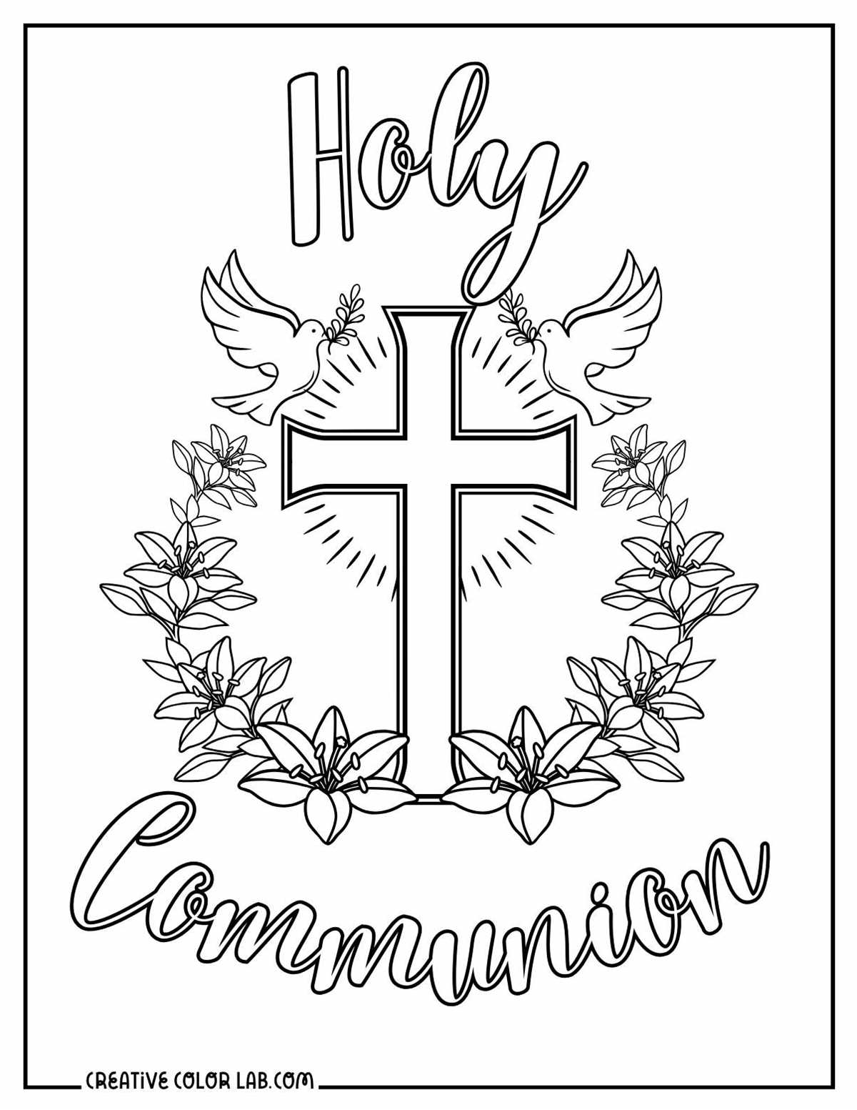 first communion printables free
