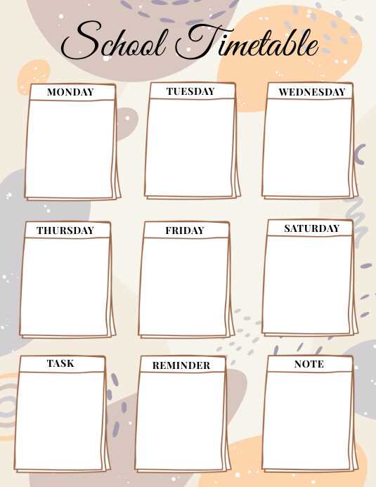 time table printable time table printable