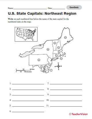 us map with capitals printable
