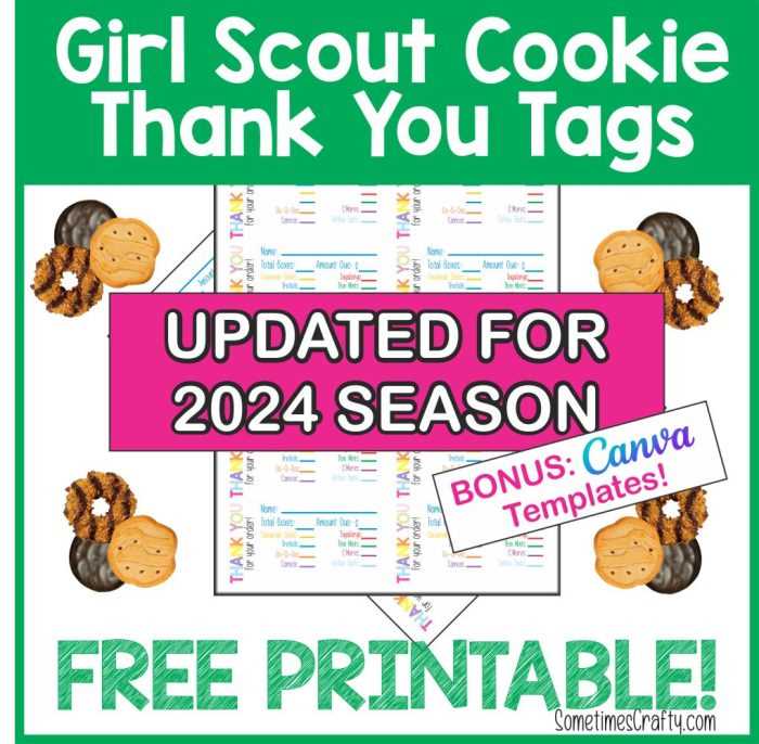 free printable cookie tags