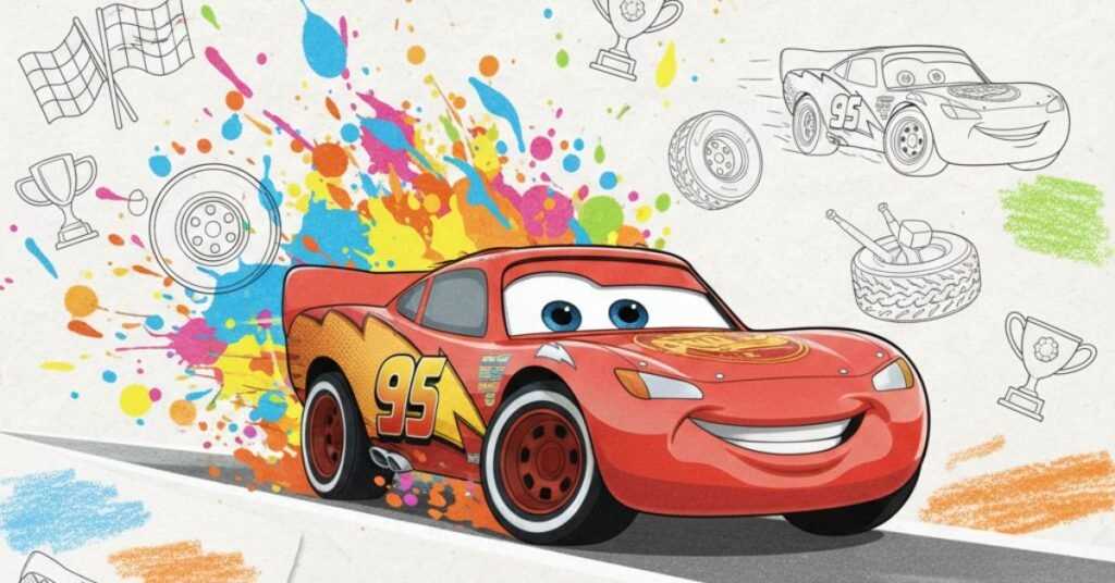 lightning mcqueen coloring pages printable