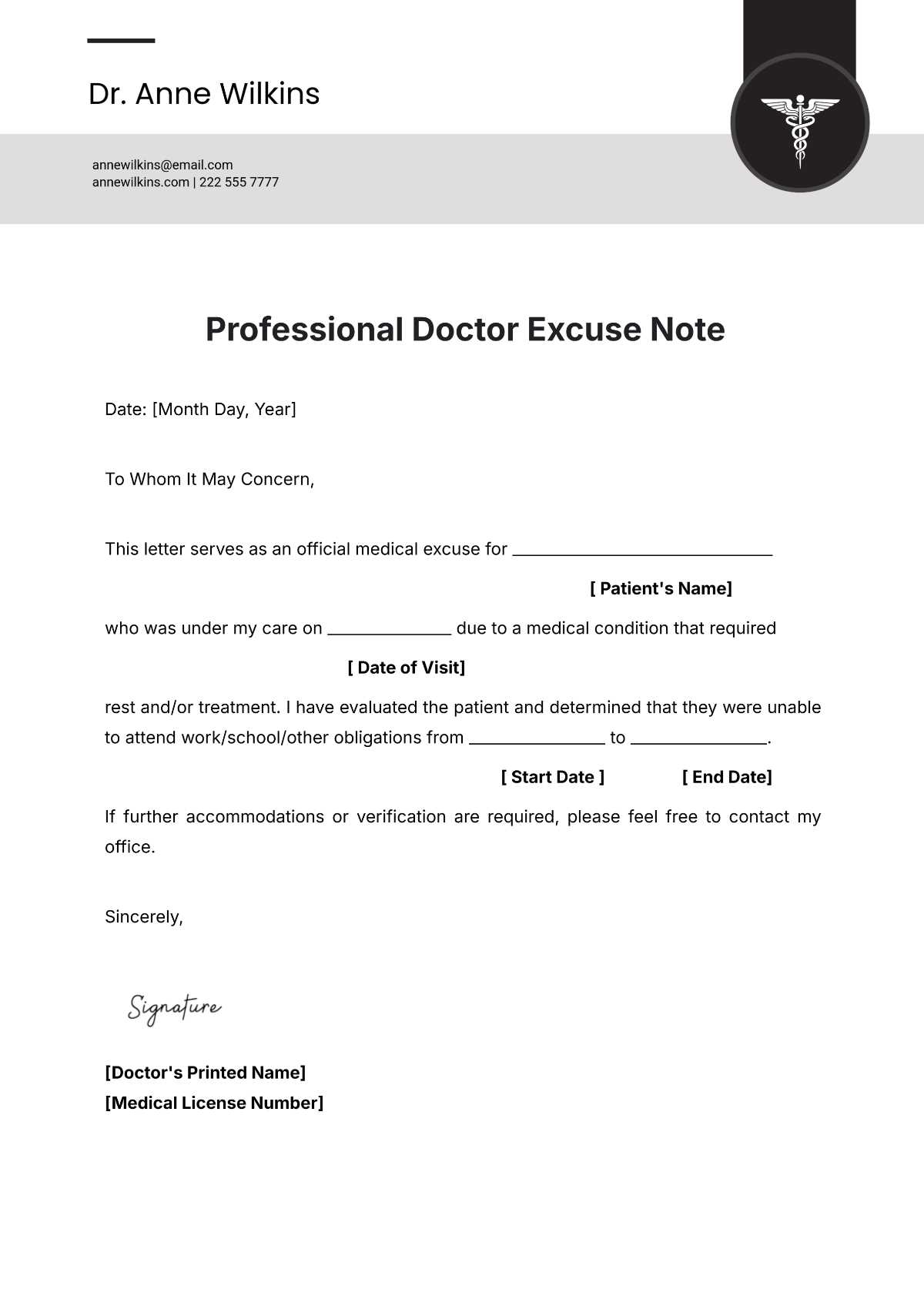 printable doctors excuse printable doctors excuse