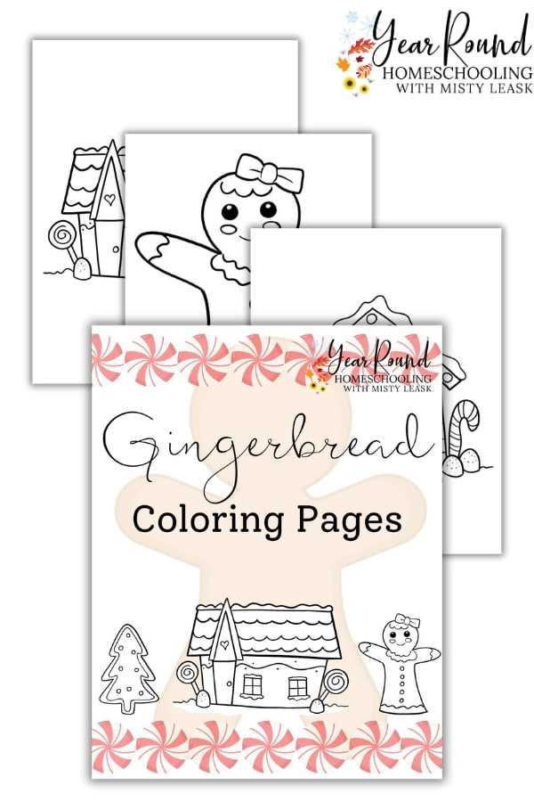 printable gingerbread coloring pages