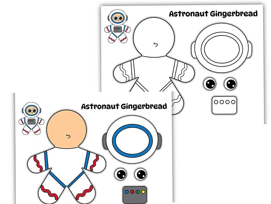 printable astronaut cut out template