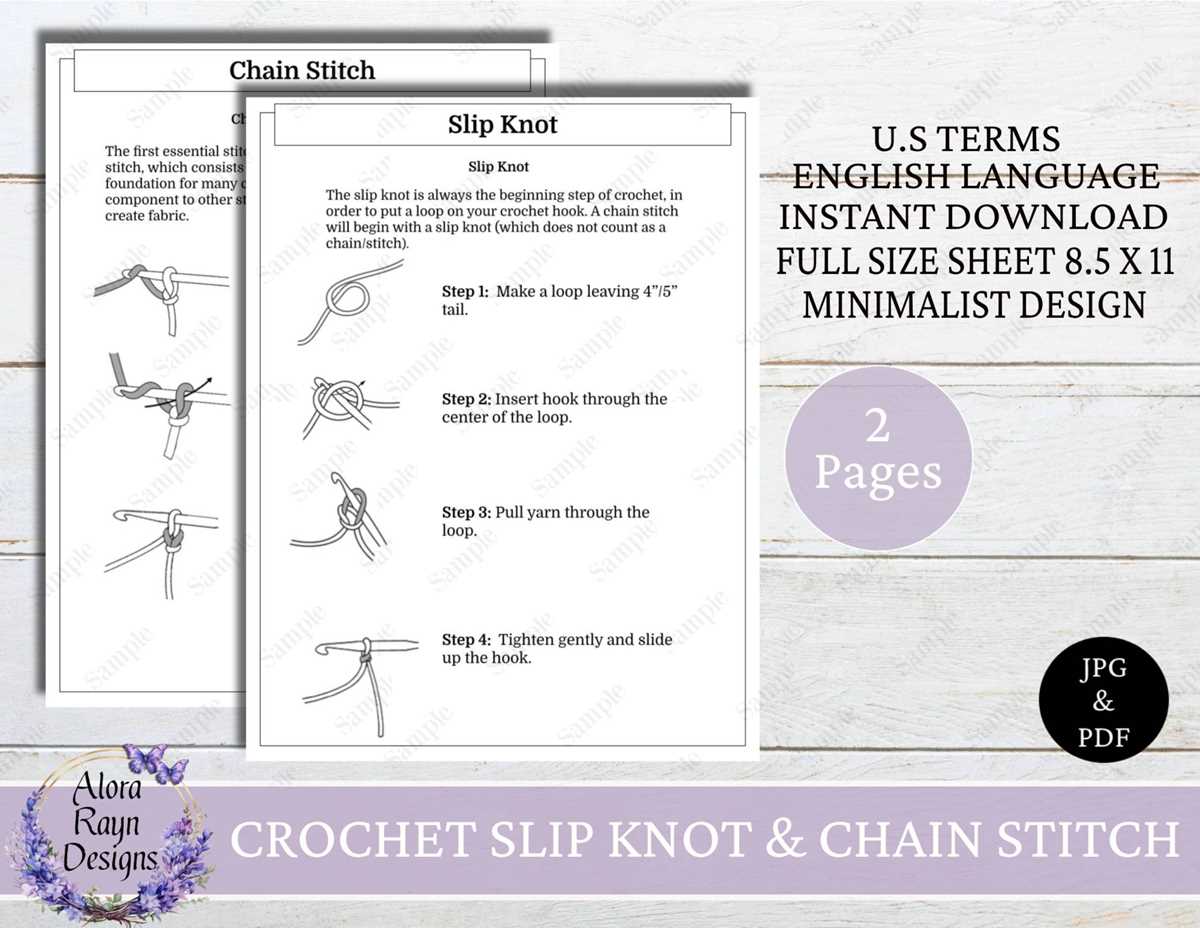 printable how to crochet step by step printable how to crochet step by step