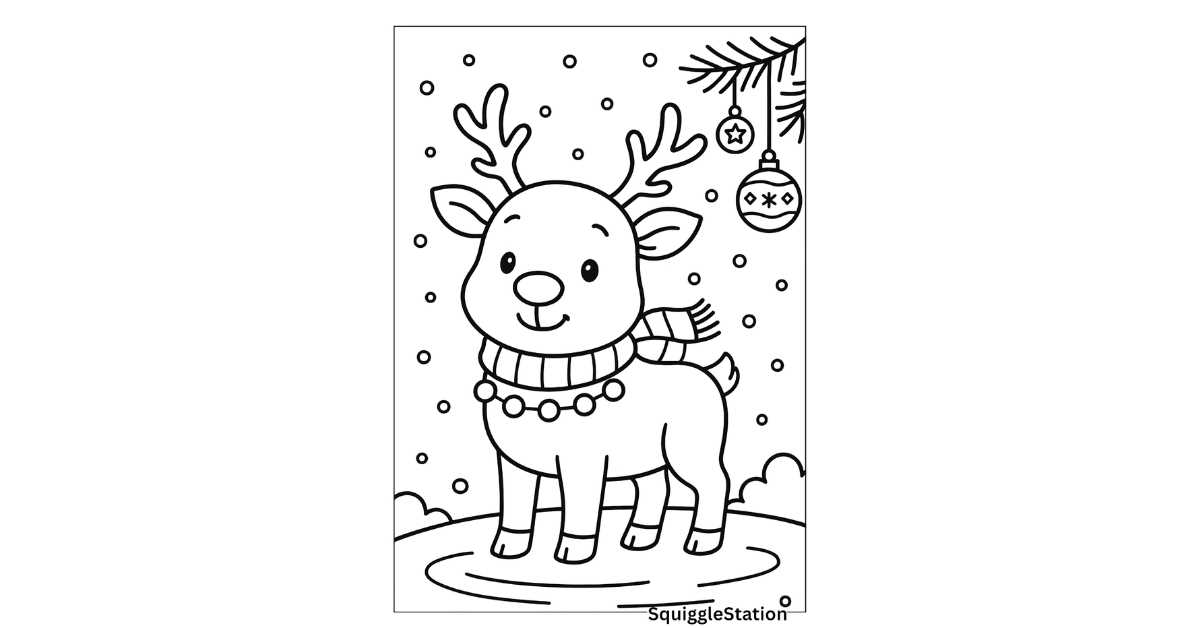 reindeer coloring pages printable reindeer coloring pages printable