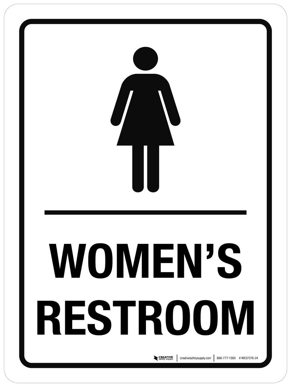 restroom sign printable