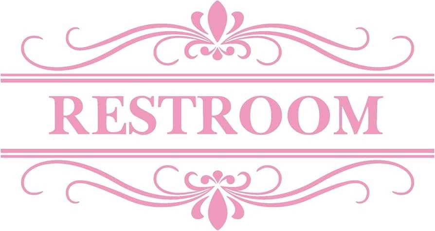 restroom sign printable