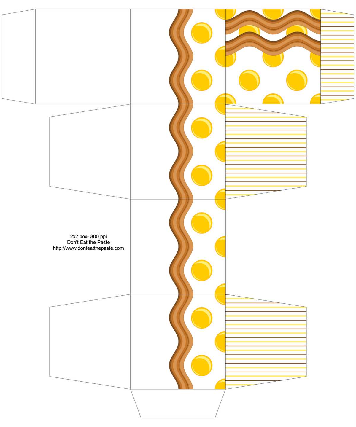 printable 3d paper squishy template