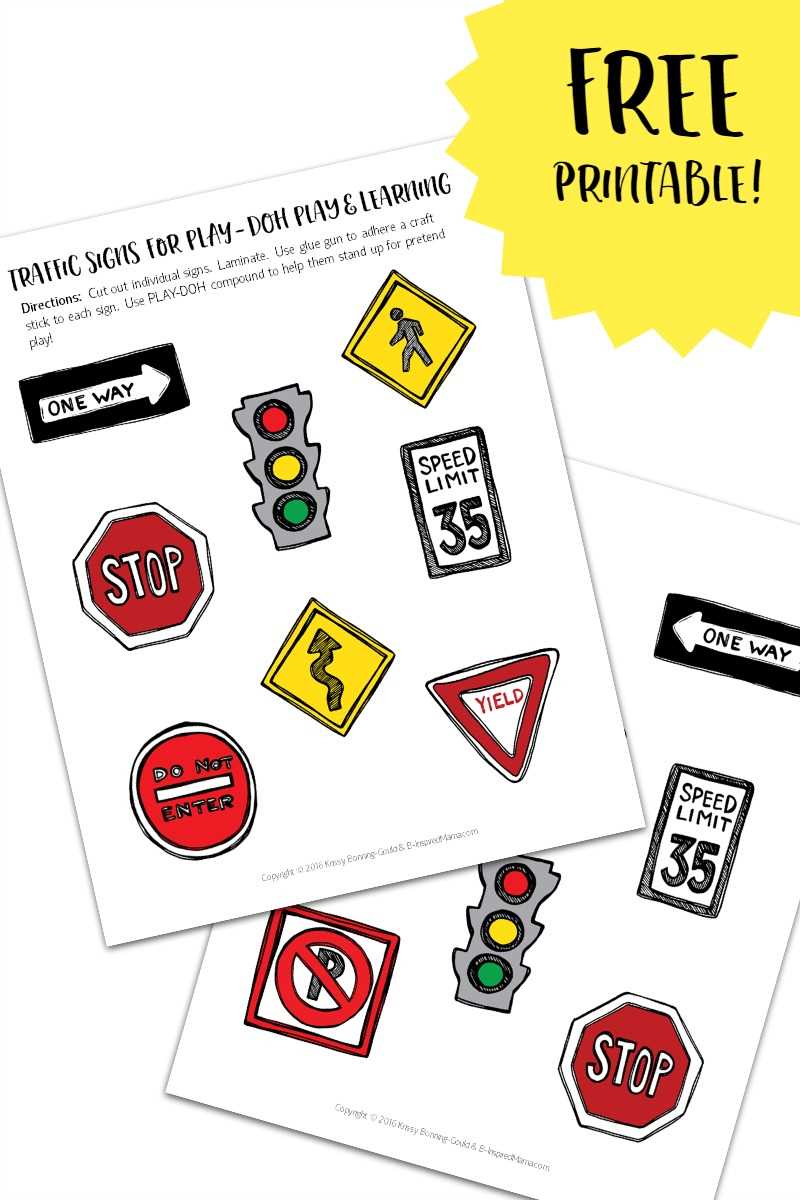 road signs printable