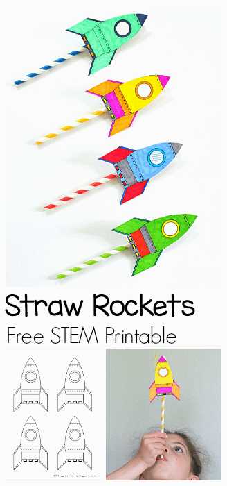 rocket printable template