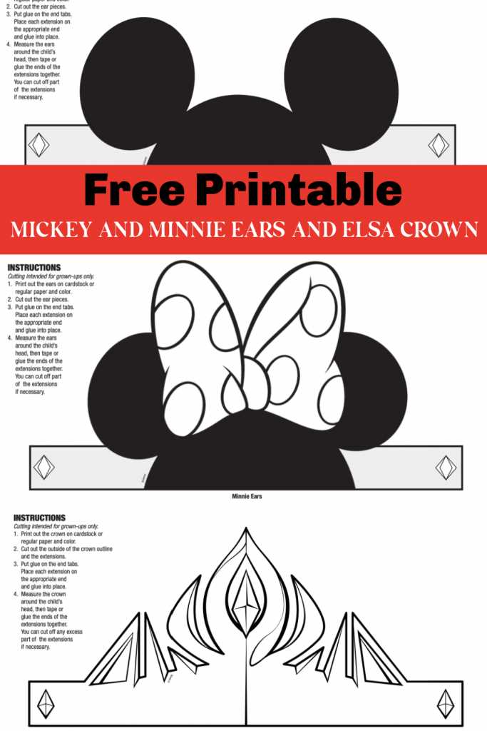 printable mickey mouse head