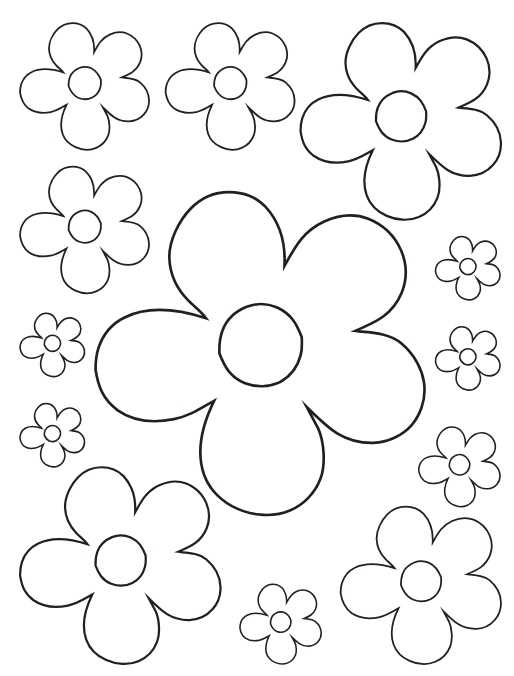 flower pattern template printable flower pattern template printable