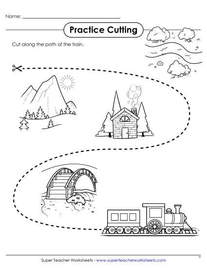 cutting printable worksheets