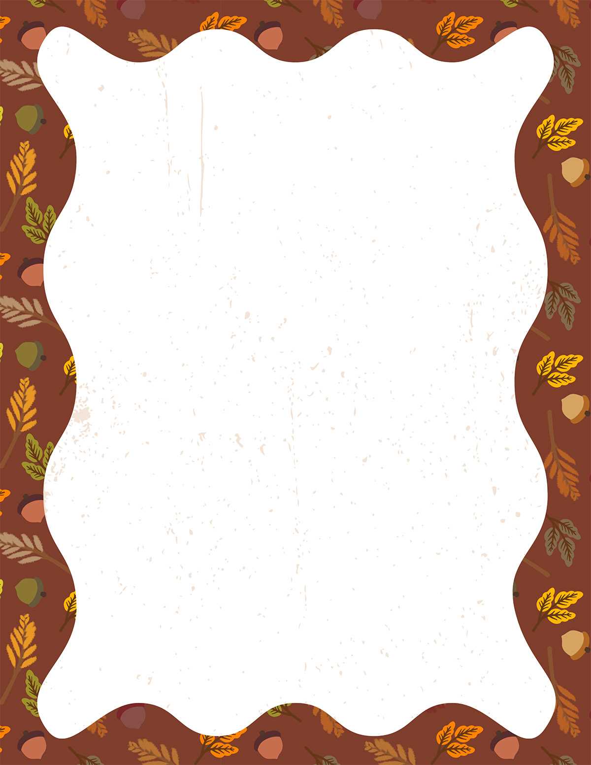 fall borders printable