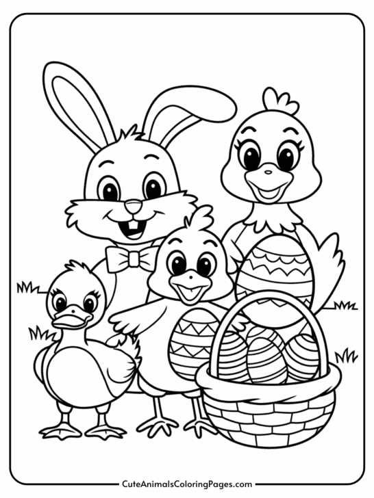 easter coloring printable pages