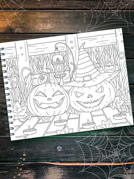 printable halloween coloring books