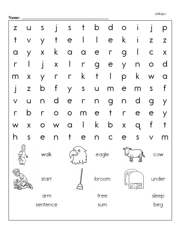 free printable word searches for 4th graders