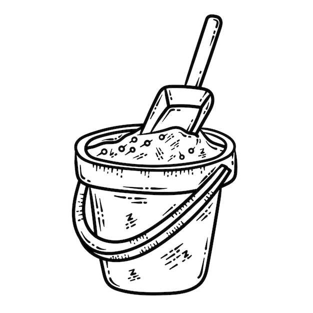 sand bucket template printable
