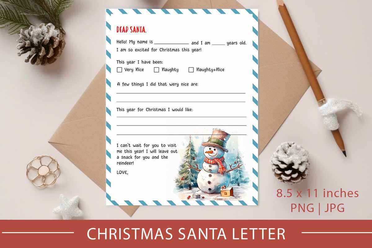 santa letter printable paper santa letter printable paper