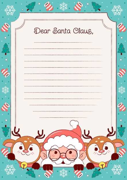 santa letter printable paper santa letter printable paper