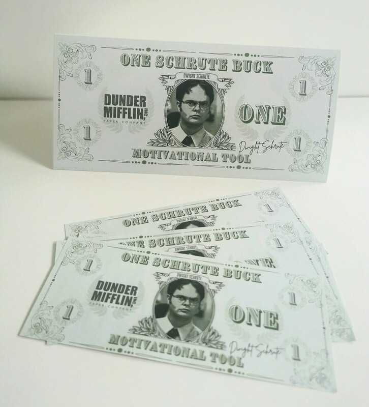 schrute bucks printable