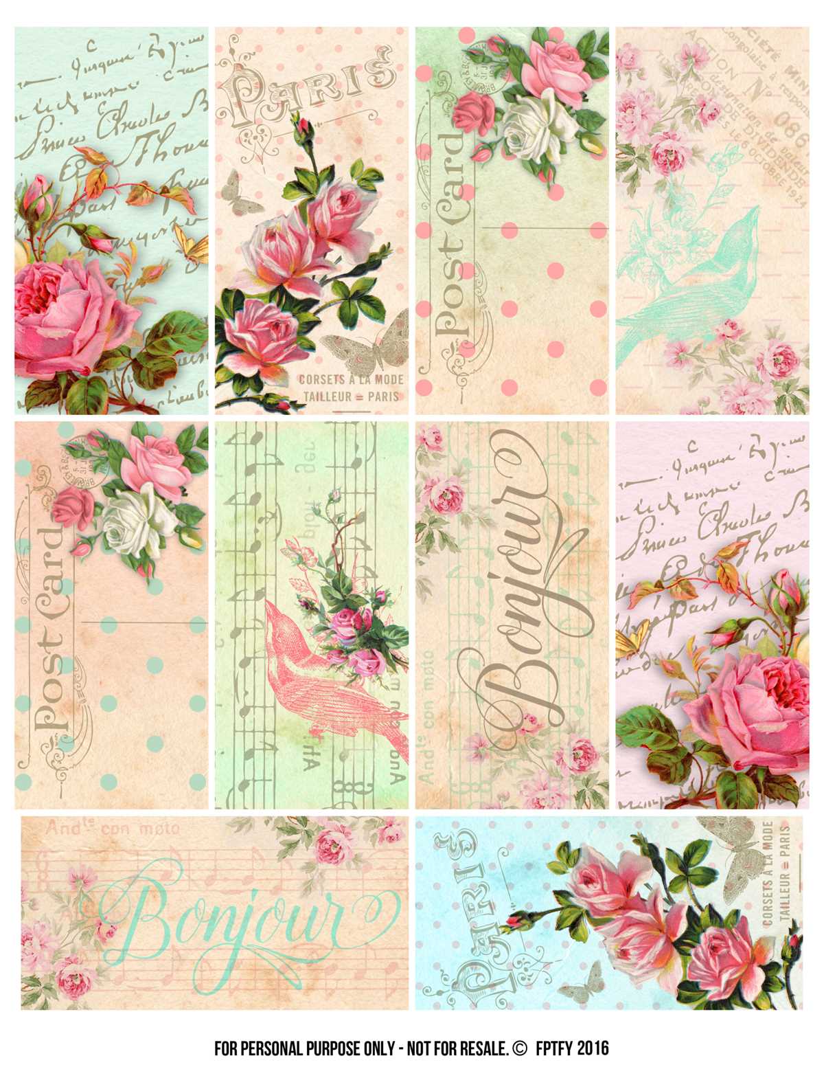 scrapbook printables free