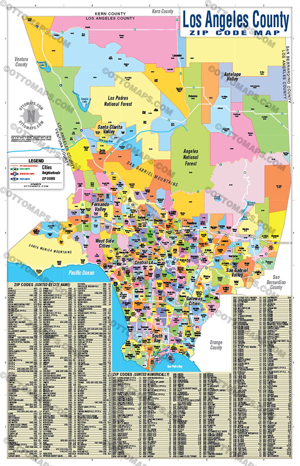 printable map of los angeles printable map of los angeles