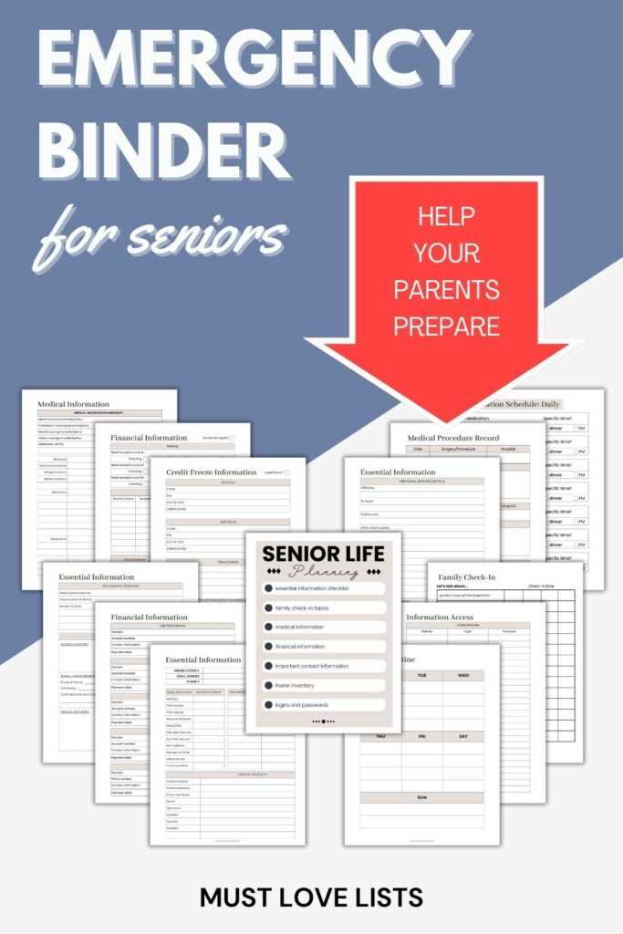 senior year checklist for parents printable