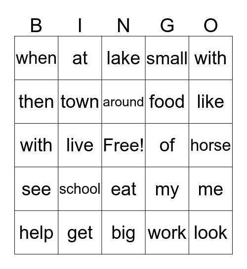 sight word bingo cards printable sight word bingo cards printable