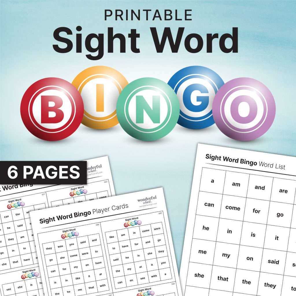 sight word bingo cards printable sight word bingo cards printable