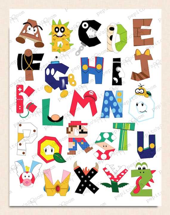 single printable alphabet letters