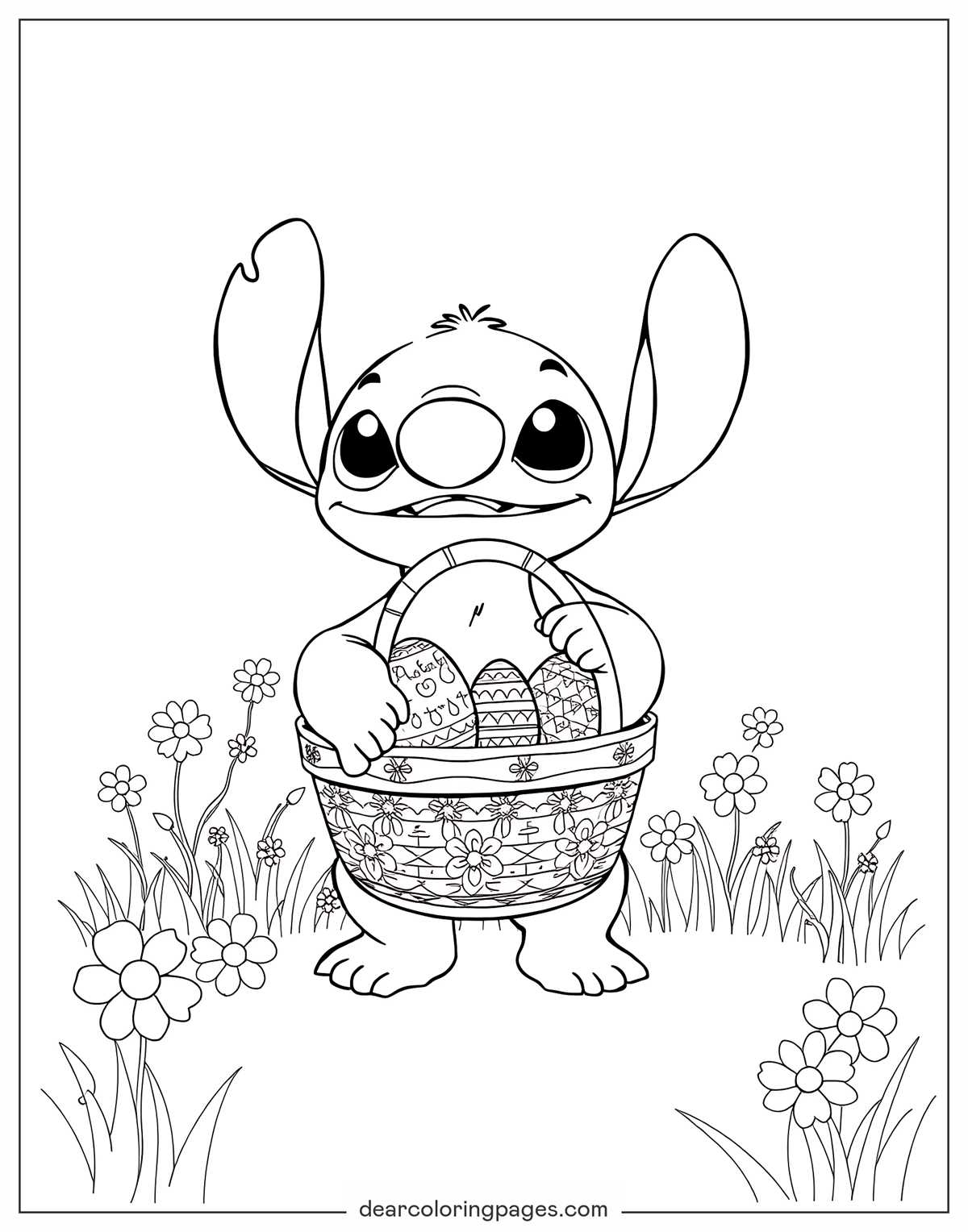 free printable coloring pages stitch