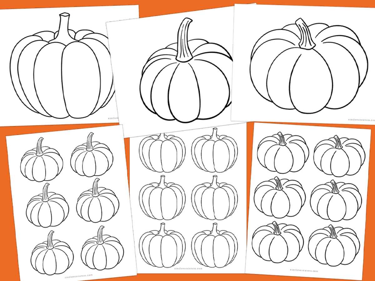 small pumpkin printable