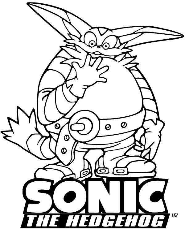 sonic color pages printable