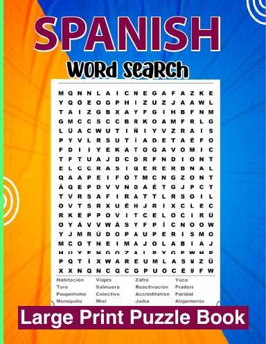 spanish word search puzzles printable