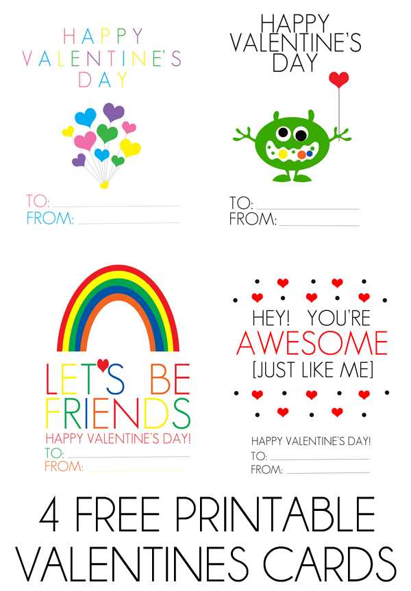 free valentines printables