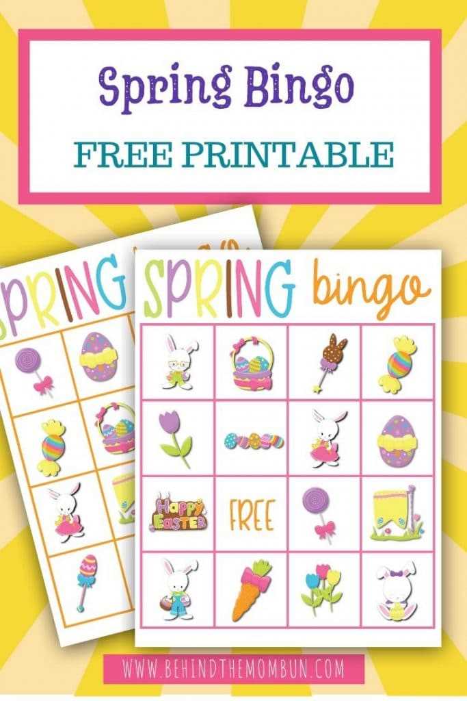 spring bingo printable
