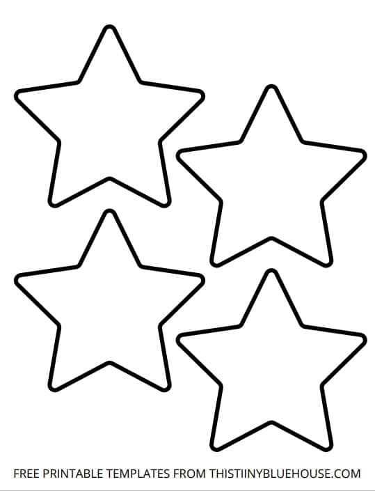 star cut outs printable